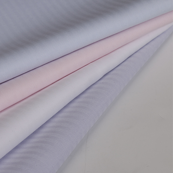 polyester katoen blend herringbone stof foar shirt