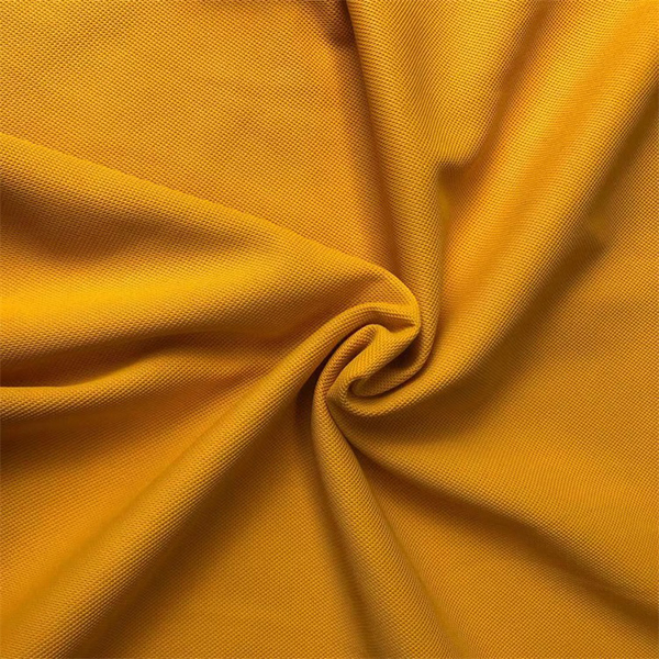 Gati për dërgim Trajtim ftohjeje poliestër Pëlhurë këmishë POLO në stilin Pique Jacquard për tharje të shpejtë YA1080 (6)