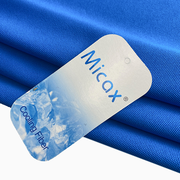 Fukttransporterande DTY Dry ​​Fit stickat tyg för T-shirt