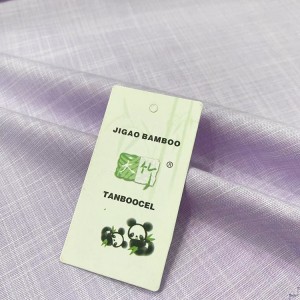 tecido de camisa de poliéster de bambú