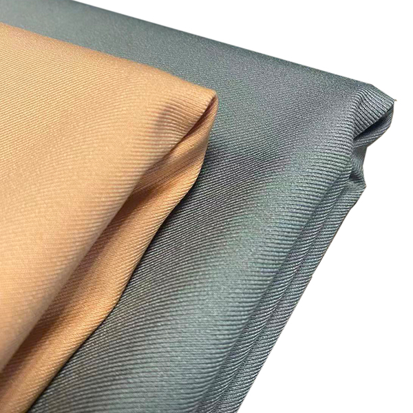 polyester rayon twill stof