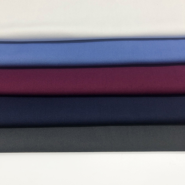 Colorful twill poly/viscose/spandex uniform fabric