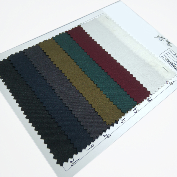 Effen keperstof van polyester rayonwolmix