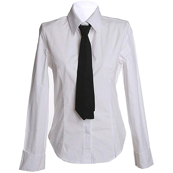 tecido de camisa uniforme de spandex de poliéster branco liso