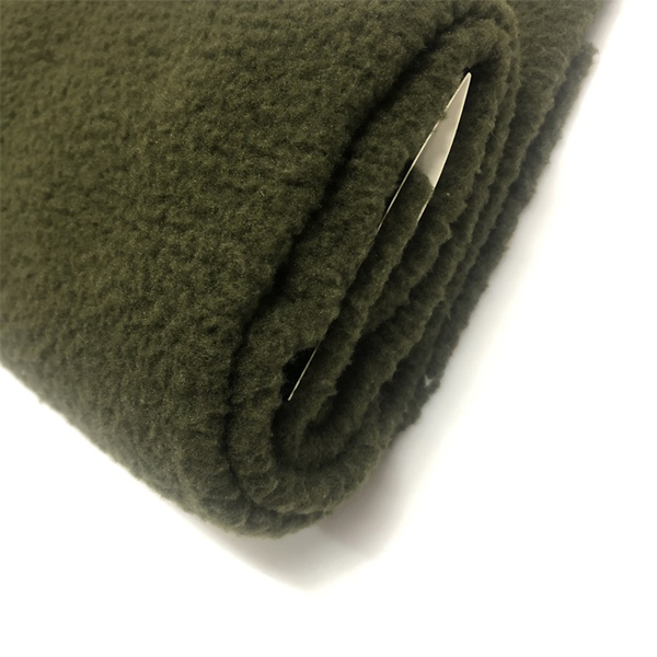 Vải lông cừu cực 100% Polyester macrobead chống vón cục