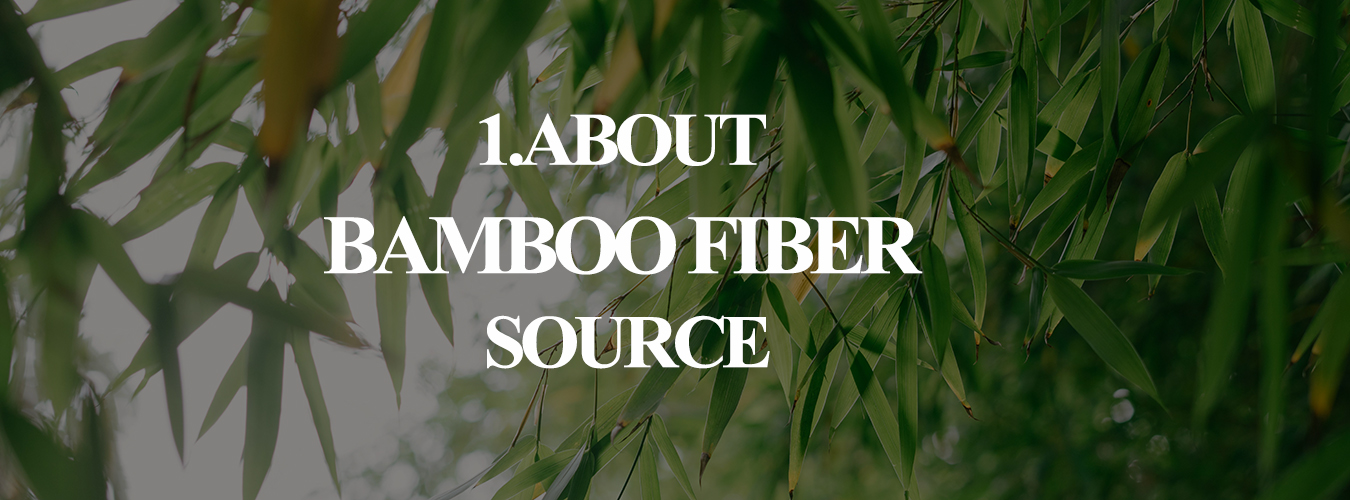 source de tissu en fibre de bambou