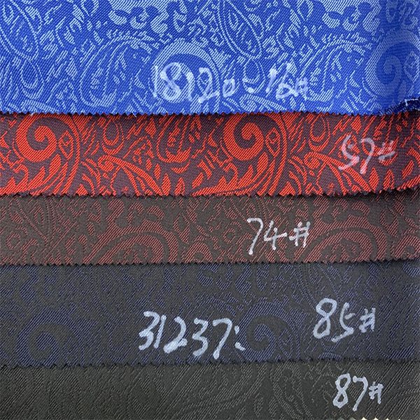 кольорова готова продукція жаккард поліестер віскоза спандекс повсякденна костюмна тканина (8)