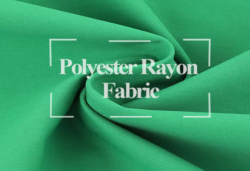 What can "polyester rayon fabric" be used for and what are its advantages?