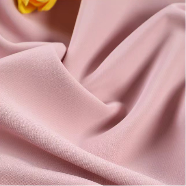 pink polyester cotton fabric