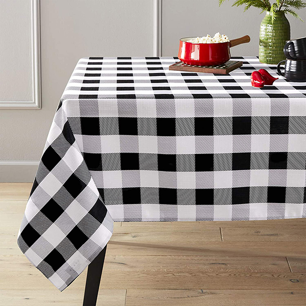 plaid check fabric for decoration